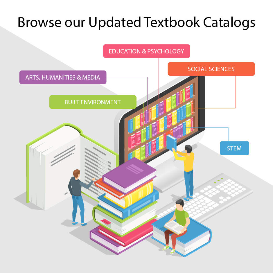 Browse our Updated Textbook Catalogs by subject